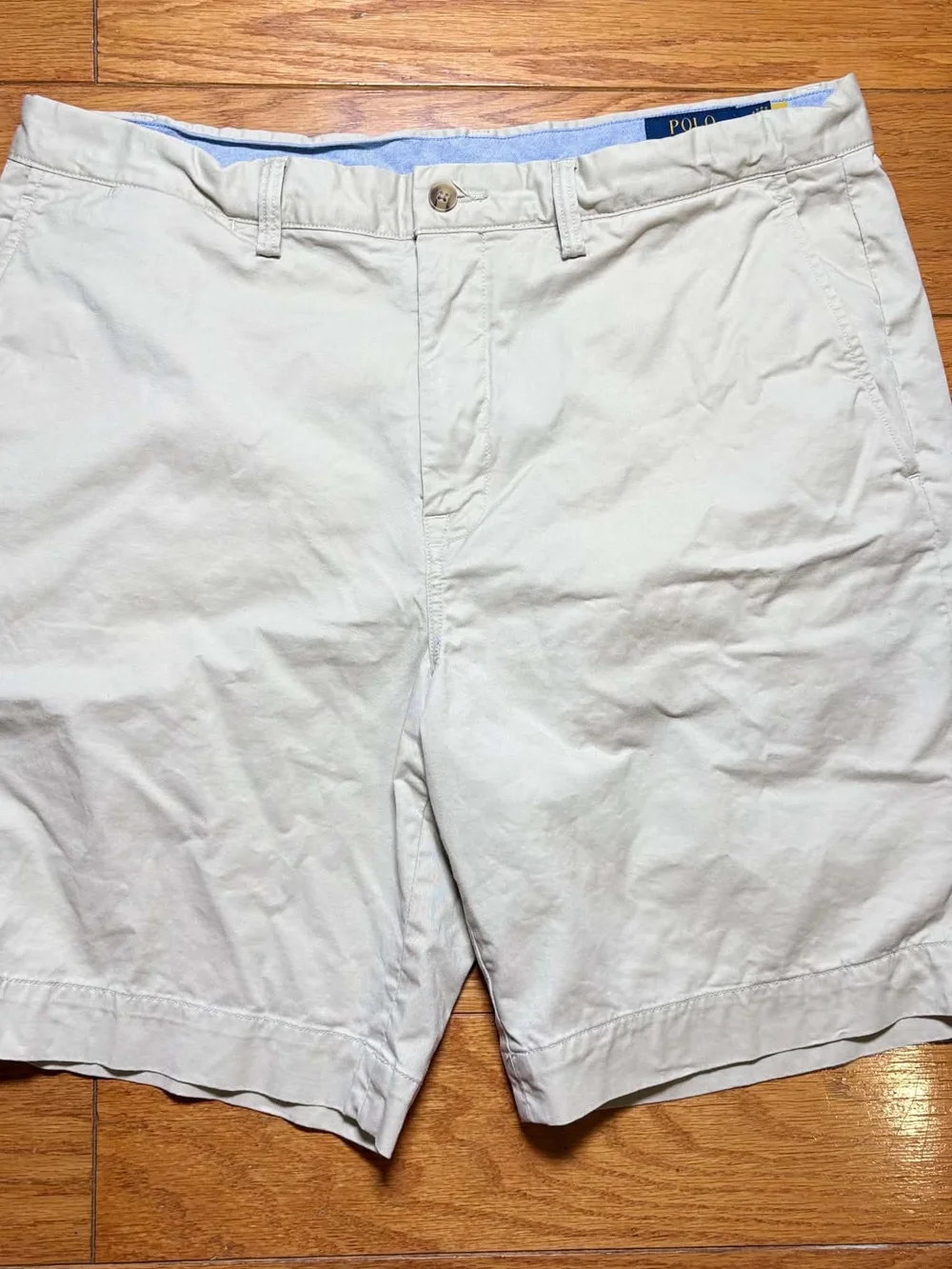 Polo Ralph Lauren Stretch Cotton Twill Chino Shorts Classic Mens Sz 35 Lot Of 2